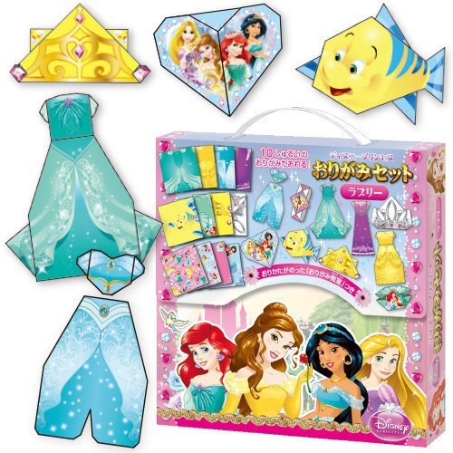 ディズニー おりがみセット プリンセス おもちゃ 千代紙 プレゼント キャラクターグッズ 雑貨卸のエアープランツドリーム