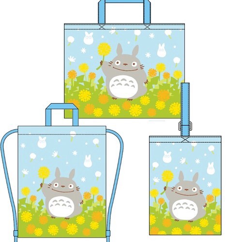 キルトレッスンバッグ シューズケース ナップザック 入園 入学 ジブリ となりのトトロ ナップサック キャラクターグッズ 雑貨卸のエアープランツドリーム