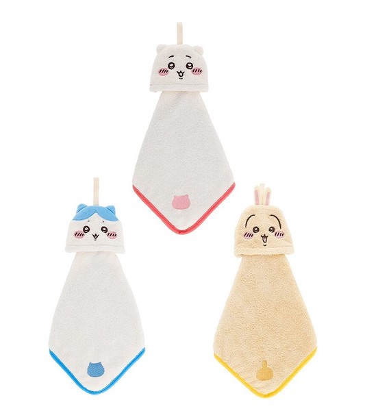 ちいかわ マイクロループ付タオル ループ付き タオル マスコット 入園 入学 ハチワレ ナガノ