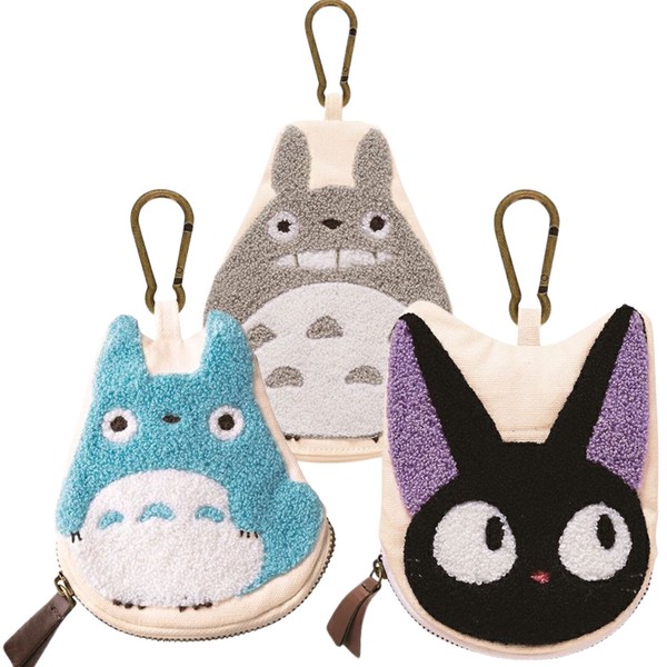 ジブリ トトロ ジジ ポーチ 小物入れ バッグチャーム キャラクター ミニポーチ カラビナ付 かわいい