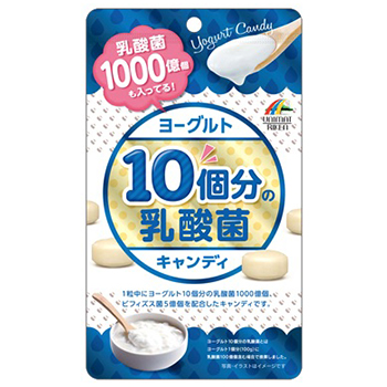 ユニマットリケン　ヨーグルト10個分の乳酸菌キャンディ　10粒