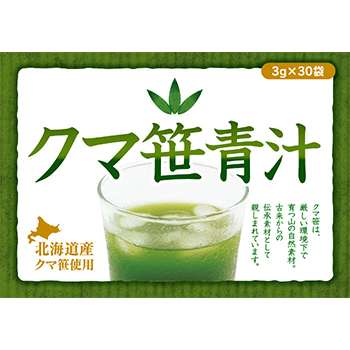 ユニマットリケン　北海道産　クマ笹青汁　90g(3g×30袋)