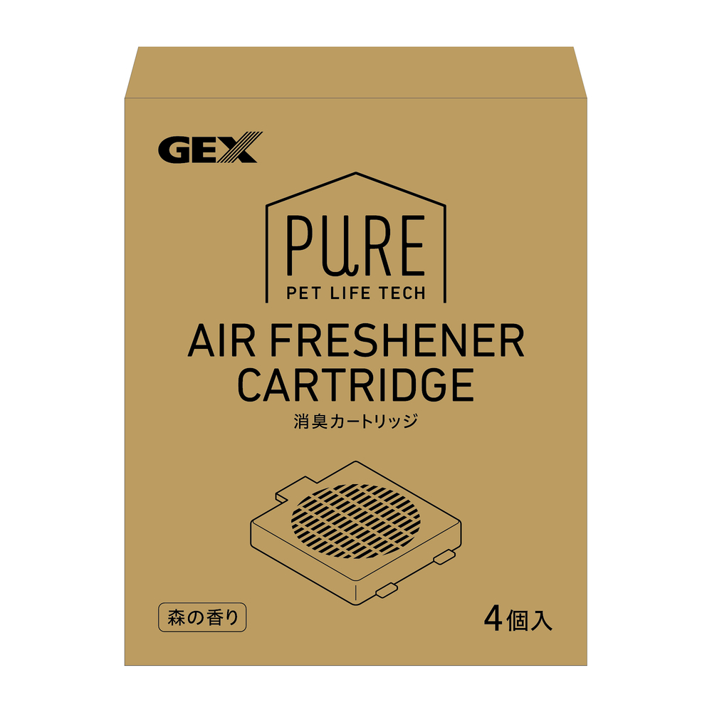 ジェックス PURE 消臭カートリッジ 4個入